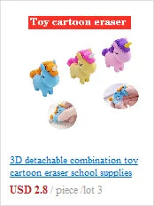 3 Pcs Soft Rubber 2B Pencil Eraser Student Art Sketch Painting Correction Supplies School Exam Writing Eraser Stationery