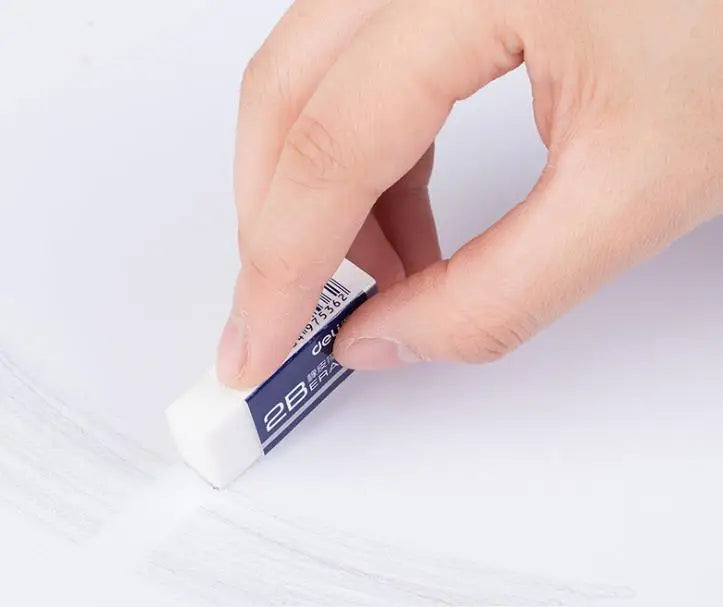 3 Pcs Soft Rubber 2B Pencil Eraser Student Art Sketch Painting Correction Supplies School Exam Writing Eraser Stationery