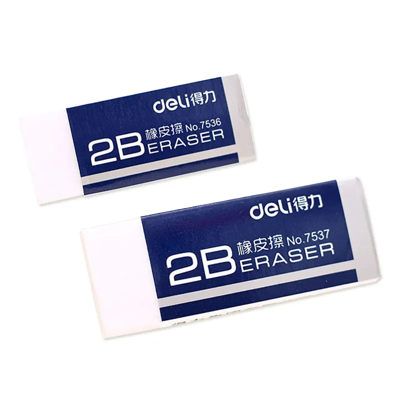 3 Pcs Soft Rubber 2B Pencil Eraser Student Art Sketch Painting Correction Supplies School Exam Writing Eraser Stationery